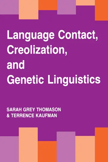 Cover of Language Contact, Creolization, and Genetic Linguistics