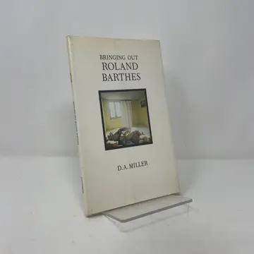 Cover of Bringing out Roland Barthes