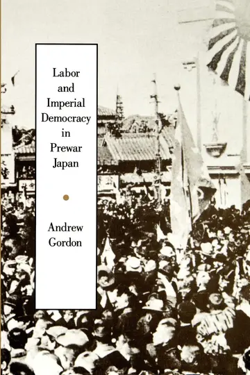 Cover of Labor and Imperial Democracy in Prewar Japan