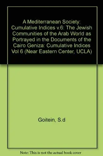 Cover of A Mediterranean Society V 6