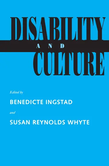 Cover of Disability and Culture