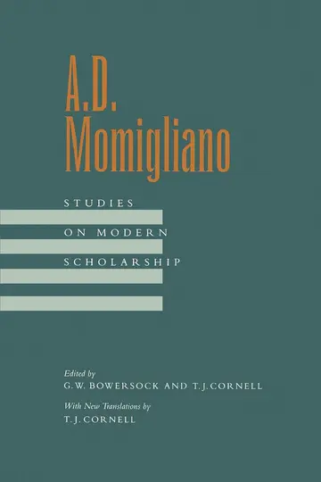 Cover of A. D. Momigliano