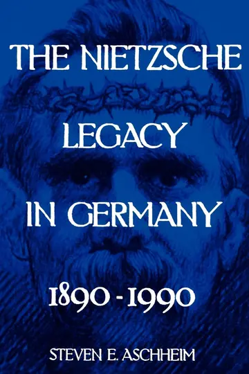 Cover of The Nietzsche Legacy in Germany 1890-1990