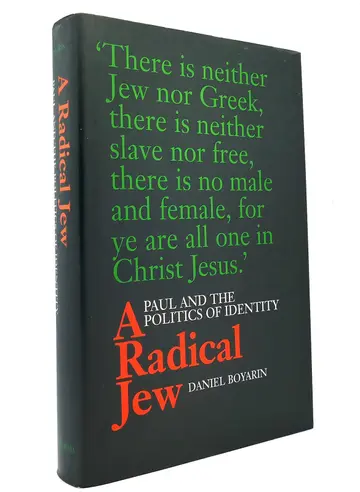 Cover of A Radical Jew – Paul & the Politics of Identity