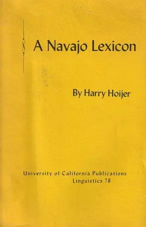 Cover of Navaho Lexicon
