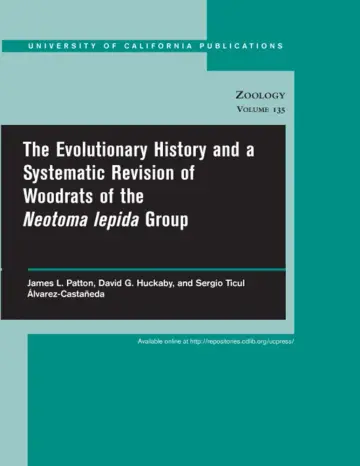 Cover of The Evolutionary History and a Systematic Revision of Woodrats of the Neotoma lepida Group