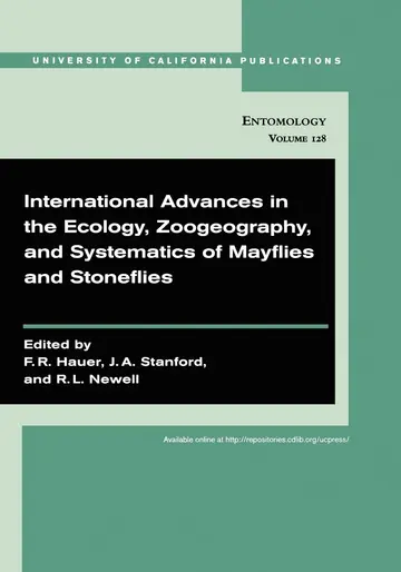 Cover of International Advances in the Ecology, Zoogeography, and Systematics of Mayflies and Stoneflies