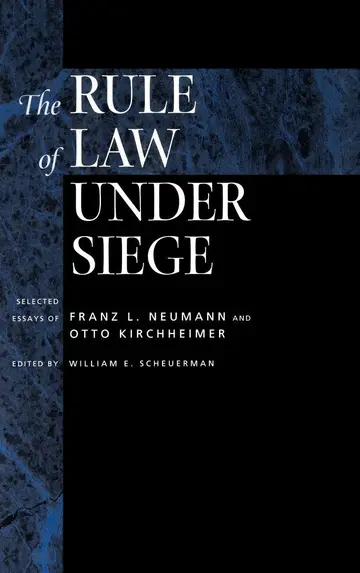 Cover of The Rule of Law Under Siege