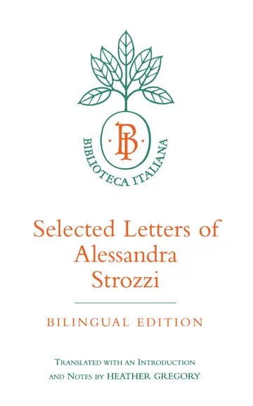 Cover of Selected Letters of Alessandra Strozzi
