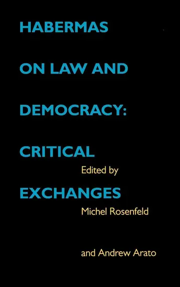 Cover of Habermas on Law and Democracy
