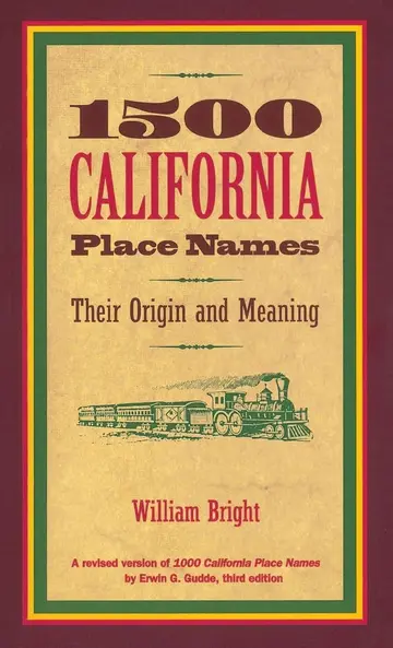 Cover of 1500 California Place Names