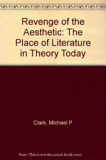Cover of Revenge of the Aesthetic – The Place of Literature in Theory Today