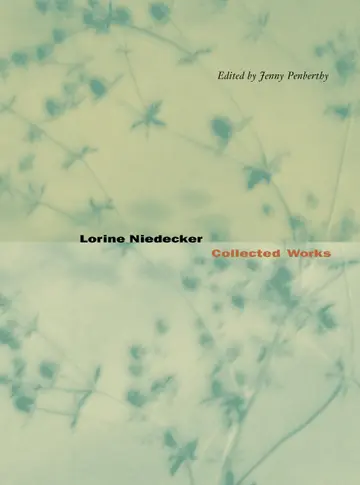 Cover of Lorine Niedecker