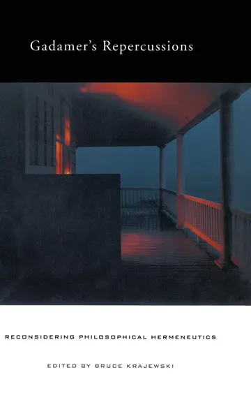 Cover of Gadamer's Repercussions