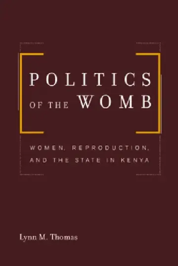 Cover of Politics of the Womb