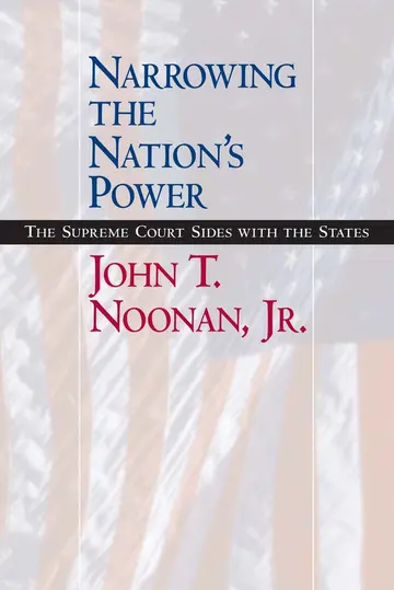 Cover of Narrowing the Nation's Power