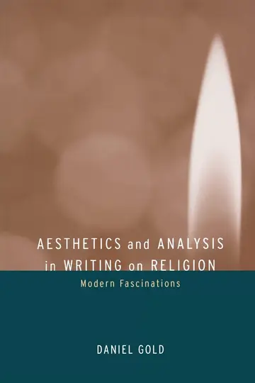 Cover of Aesthetics and Analysis in Writing on Religion