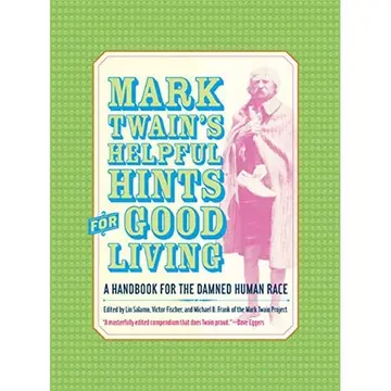 Cover of Mark Twain's Helpful Hints for Good Living