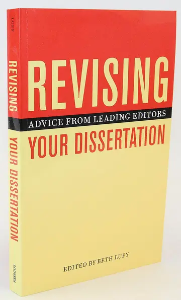 Cover of Revising Your Dissertation