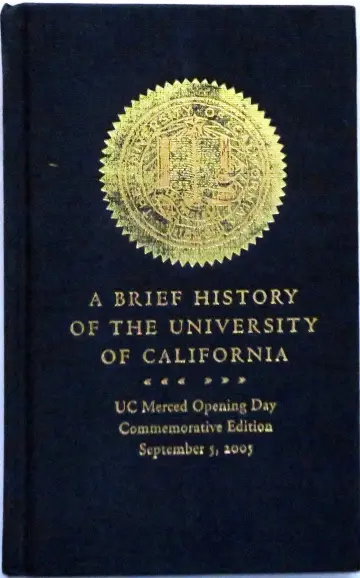 Cover of A Brief History of the University of California