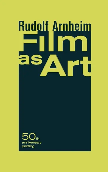 Cover of Film as Art