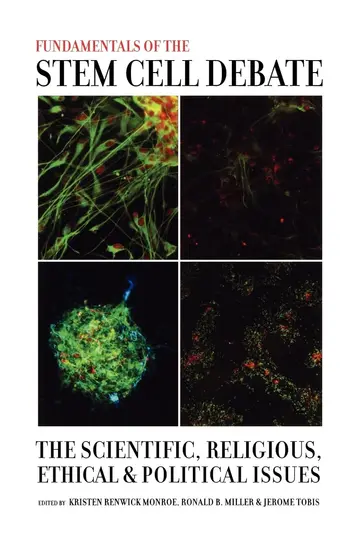 Cover of Fundamentals of the Stem Cell Debate