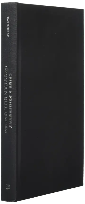 Cover of Crime and Punishment in Istanbul 1700-1800