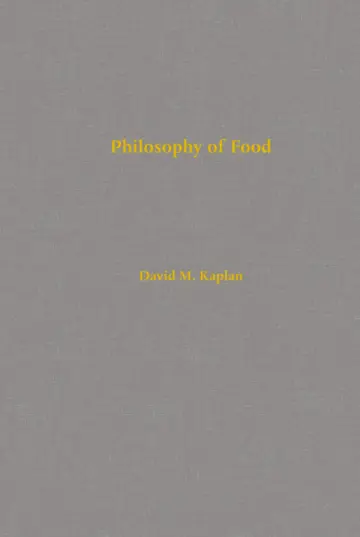 Cover of The Philosophy of Food