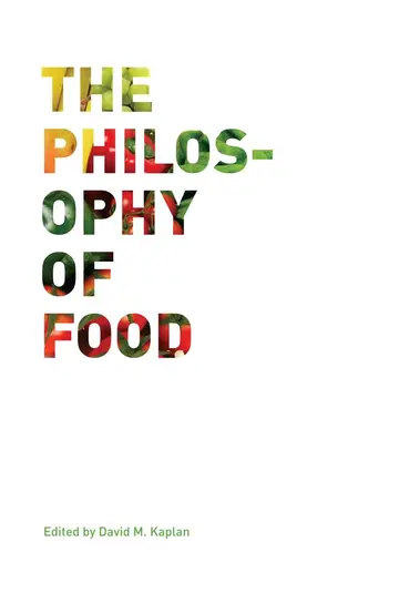 Cover of The Philosophy of Food
