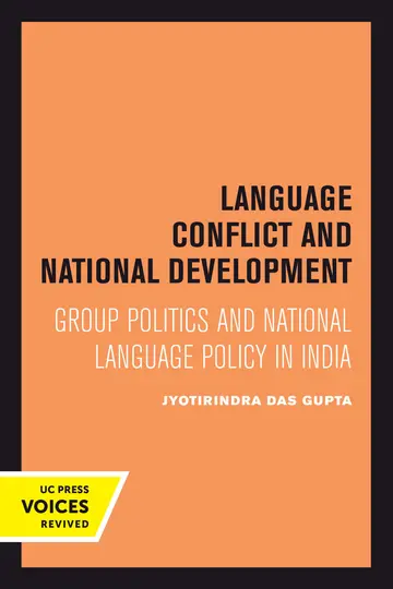 Cover of Language Conflict and National Development
