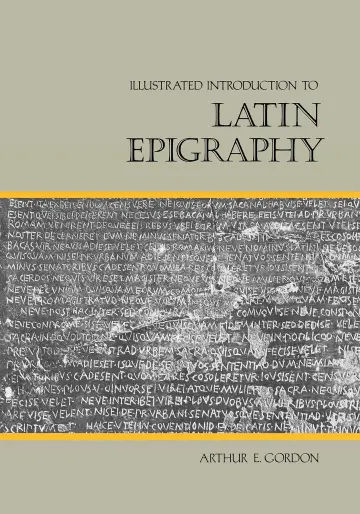 Cover of Illustrated Introduction to Latin Epigraphy