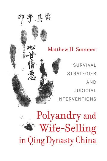 Cover of Polyandry and Wife-Selling in Qing Dynasty China