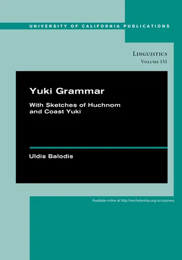 Cover of Yuki Grammar