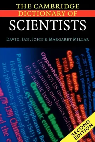 Cover of The Cambridge Dictionary of Scientists