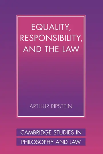 Cover of Equality, Responsibility, and the Law