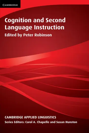 Cover of Cognition and Second Language Instruction