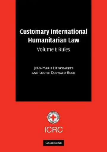 Cover of Customary International Humanitarian Law