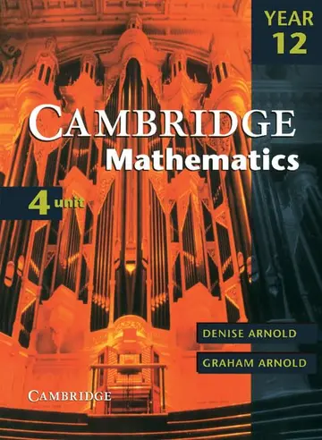 Cover of Cambridge 4 Unit Mathematics Year 12 (Cambridge Secondary Maths (Australia))