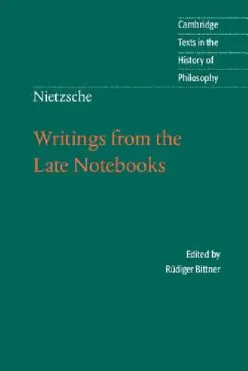 Cover of Writings from the Late Notebooks