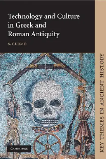 Cover of Technology and Culture in Greek and Roman Antiquity