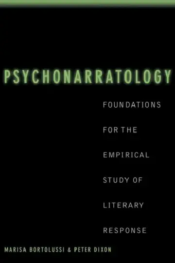Cover of Psychonarratology