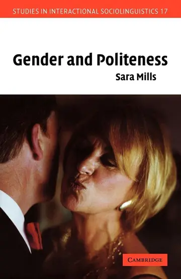 Cover of Gender and Politeness (pb 2003)