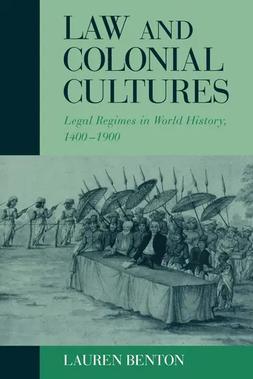 Cover of Law and Colonial Cultures