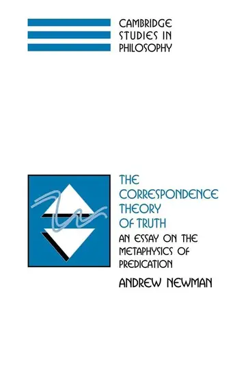 Cover of The Correspondence Theory of Truth