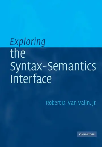 Cover of Exploring the Syntax-Semantics Interface