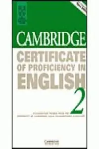 Cover of Cambridge Certificate of Proficiency in English 2 Student's Book