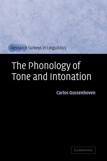 Cover of The Phonology of Tone and Intonation