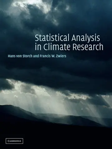 Cover of Statistical Analysis in Climate Research