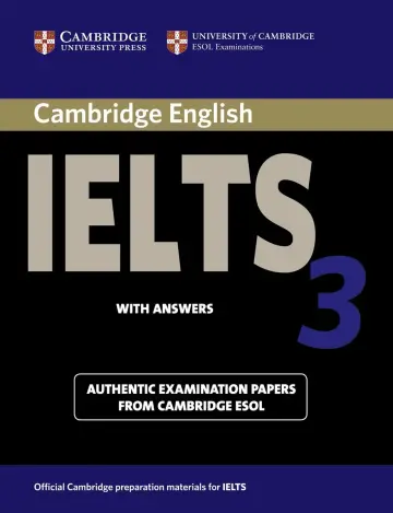 Cover of Cambridge IELTS 3 Student's Book with Answers