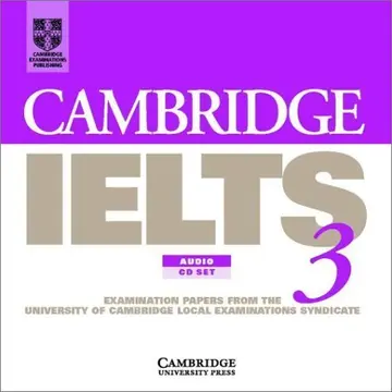 Cover of Cambridge IELTS 3 Audio CD Set (2 CDs)